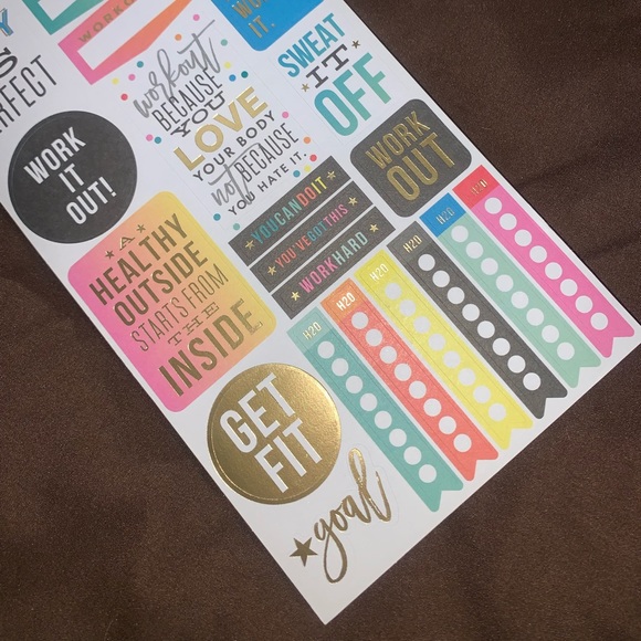 Happy Planner FITNESS Stickers - Picture 6 of 6